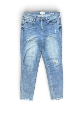 Light Blue Distressed Women's Jeans - Unknown Brand